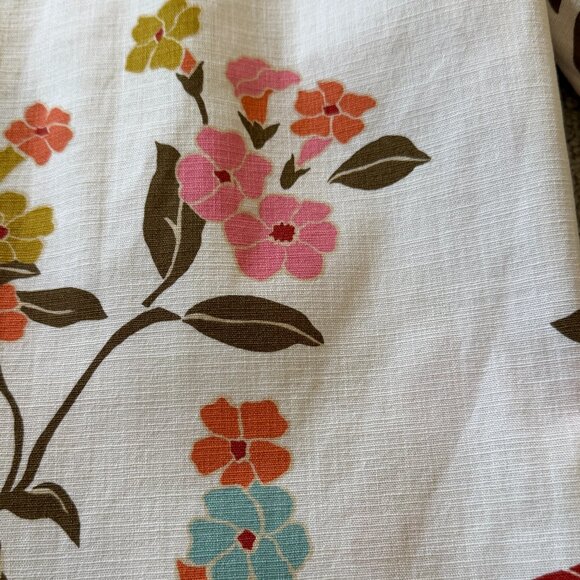 Marella tropical floral print cotton pants Sz 2 pockets - Picture 9 of 14